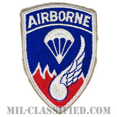 第187空挺歩兵連隊/第187空挺戦闘団（187th Airborne Infantry Regiment）[カラー/カットエッジ/エアボーンタブ付ワンピースタイプ/パッチ/レプリカ]画像