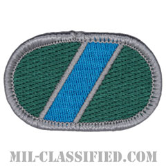 第389軍事情報大隊（389th Military Intelligence Battalion）[カラー/メロウエッジ/オーバルパッチ]の画像