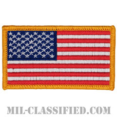 星条旗 カラー（フォワード）（USA Flag (Forward)）[メロウエッジ/縫い付け用パッチ]画像