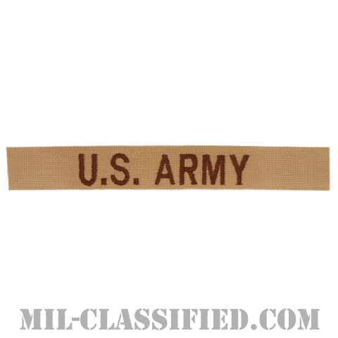 U.S.ARMY [デザート/ブラウン刺繍/ネームテープ/パッチ]画像
