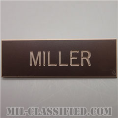 MILLER [アメリカ陸軍（AGSU）用ネームプレート（名札）]の画像