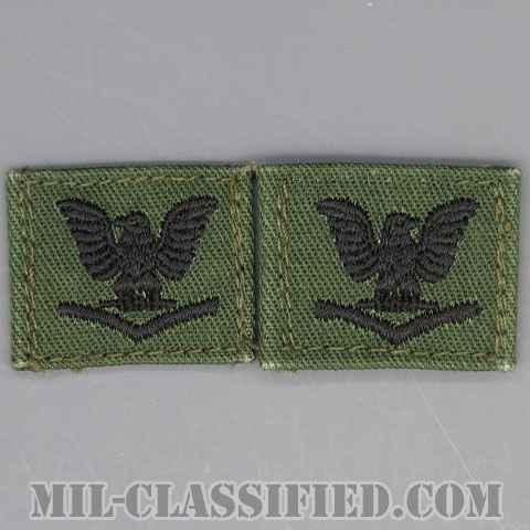 三等兵曹（Petty Officer Third Class）[サブデュード/海軍階級章/生地テープパッチ/ペア（2枚1組）/中古1点物]の画像