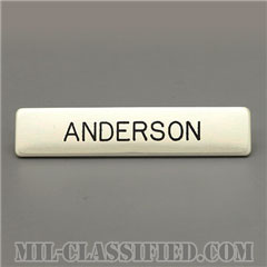 ANDERSON [スチールネームプレート（名札）/シルバー/スモール]の画像
