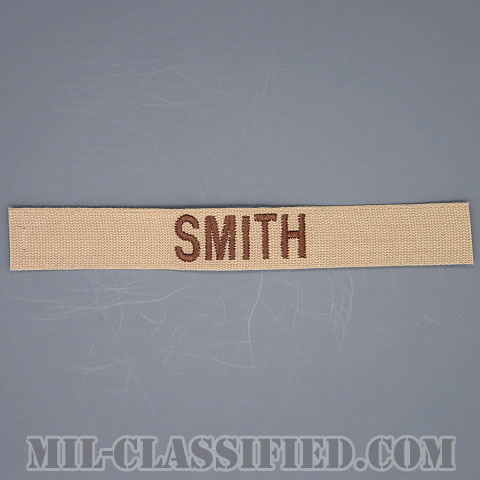 SMITH [デザート/ブラウン刺繍/ネームテープ/パッチ]の画像