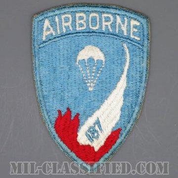 第187空挺歩兵連隊/第187空挺戦闘団（187th Airborne Infantry Regiment）[カラー/カットエッジ/パッチ/エアボーンタブ付ワンピースタイプ/1点物]画像