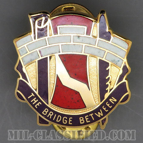 第98民事活動大隊（98th Civil Affairs Battalion）[カラー/クレスト（Crest・DUI・DI）バッジ/中古1点物]の画像