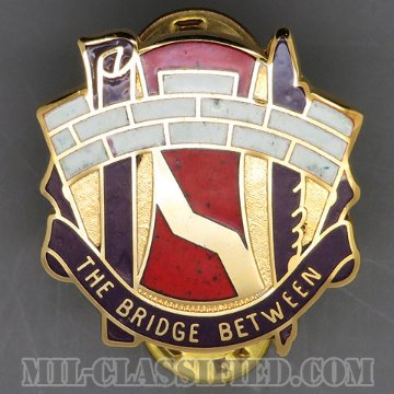第98民事活動大隊（98th Civil Affairs Battalion）[カラー/クレスト（Crest・DUI・DI）バッジ/中古1点物]画像