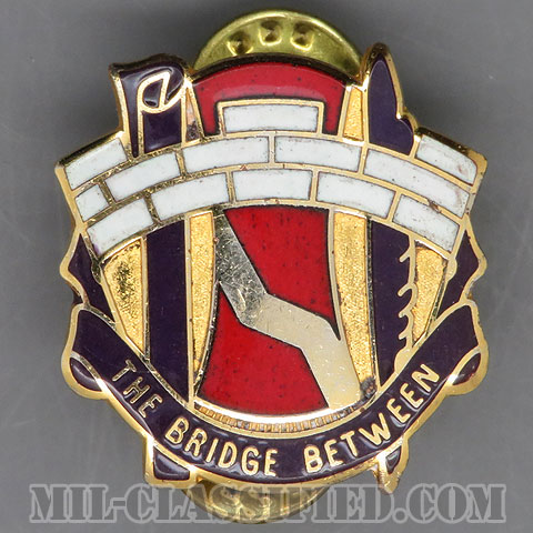 第98民事活動大隊（98th Civil Affairs Battalion）[カラー/クレスト（Crest・DUI・DI）バッジ/中古1点物]の画像