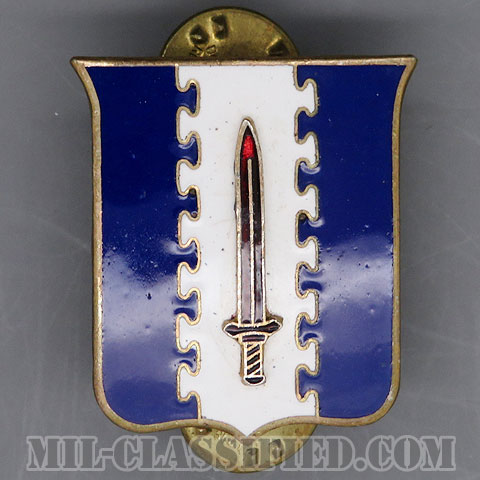 第187歩兵連隊（187th Airborne Infantry Regiment）[カラー/クレスト（Crest・DUI・DI）バッジ/1950s/中古1点物]の画像