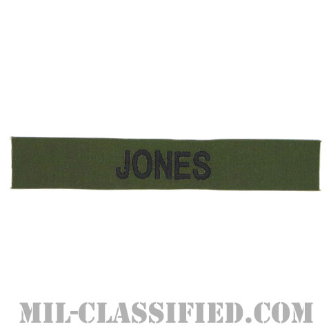 JONES [サブデュード/海軍ネームテープ/生地テープパッチ]の画像