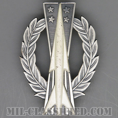 ミサイル運用章 (ベーシック)（Missile Operations Badge, Basic）[カラー/燻し銀/バッジ/中古1点物]の画像