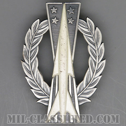 ミサイル運用章 (ベーシック)（Missile Operations Badge, Basic）[カラー/燻し銀/バッジ/中古1点物]画像