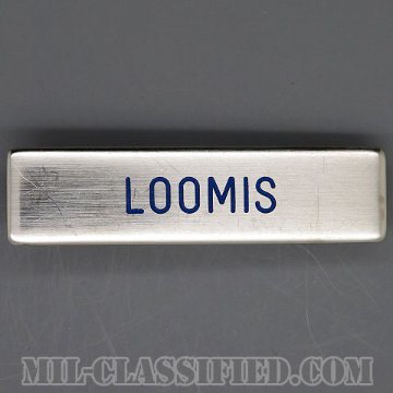 LOOMIS [アメリカ空軍用ネームプレート（名札）/中古1点物]画像