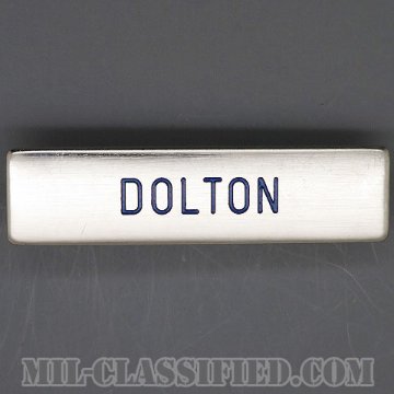 DOLTON [アメリカ空軍用ネームプレート（名札）/中古1点物]の画像