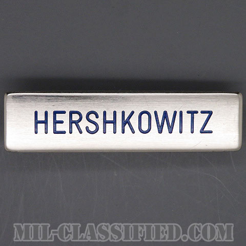 HERSHKOWITZ [アメリカ空軍用ネームプレート（名札）/中古1点物]の画像