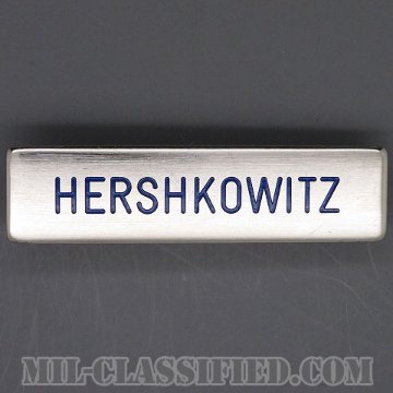 HERSHKOWITZ [アメリカ空軍用ネームプレート（名札）/中古1点物]画像