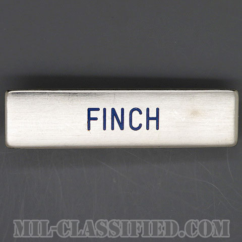 FINCH [アメリカ空軍用ネームプレート（名札）/中古1点物]の画像