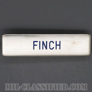 FINCH [アメリカ空軍用ネームプレート（名札）/中古1点物]の画像