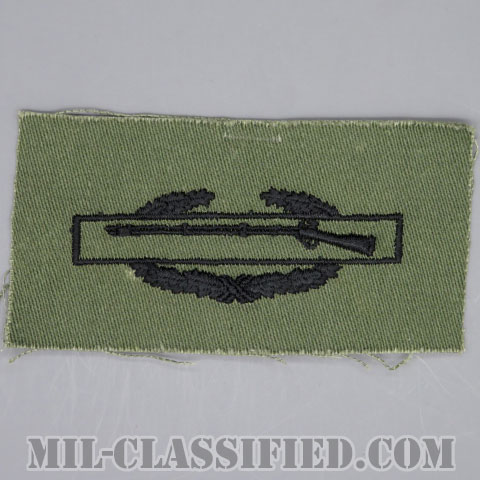 戦闘歩兵章 (ファースト)（Combat Infantryman Badge (CIB), First Award）[サブデュード/1960s/コットン100％/パッチ/1点物]の画像