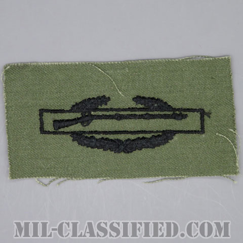 戦闘歩兵章 (ファースト)（Combat Infantryman Badge (CIB), First Award）[サブデュード/1960s/コットン100％/パッチ/1点物]画像