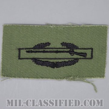 戦闘歩兵章 (ファースト)（Combat Infantryman Badge (CIB), First Award）[サブデュード/1960s/コットン100％/パッチ/1点物]画像