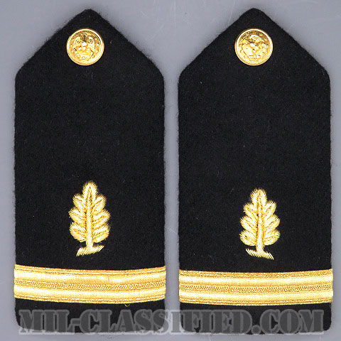 少尉 (衛生業務科)（Ensign (ENS), Medical Service Corps）[ショルダーボード階級章（女性用）/ペア（2枚1組）/中古1点物]画像