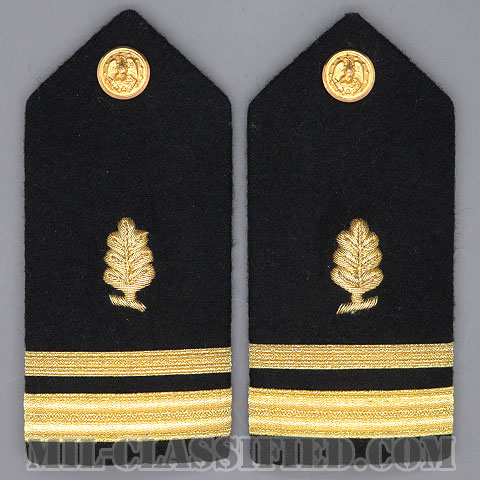 中尉 (衛生業務科)（Lieutenant Junior Grade (LTJG), Medical Service Corps）[ショルダーボード階級章（女性用）/ペア（2枚1組）/中古1点物]画像