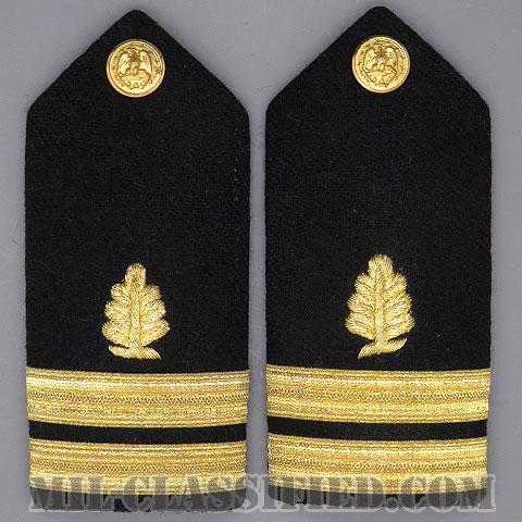 大尉 (衛生業務科)（Lieutenant (LT), Medical Service Corps）[ショルダーボード階級章（女性用）/ペア（2枚1組）/中古1点物]の画像