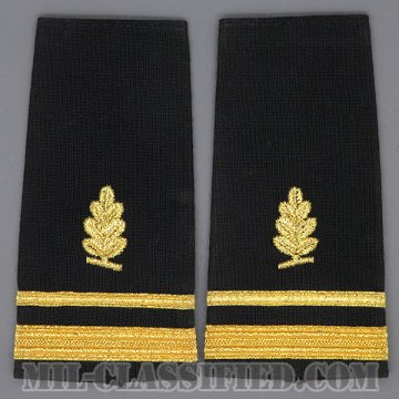 中尉 (衛生業務科)（Lieutenant Junior Grade (LTJG), Medical Service Corps）[ショルダー階級章/ペア（2枚1組）/中古1点物]画像