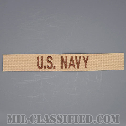 U.S.NAVY [デザート/ネームテープ/パッチ]の画像