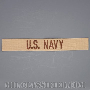 U.S.NAVY [デザート/ネームテープ/パッチ]の画像