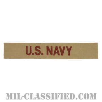 U.S.NAVY [デザート/海軍ネームテープ/生地テープパッチ]画像