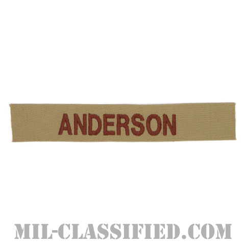 ANDERSON [デザート/海軍ネームテープ/生地テープパッチ]の画像
