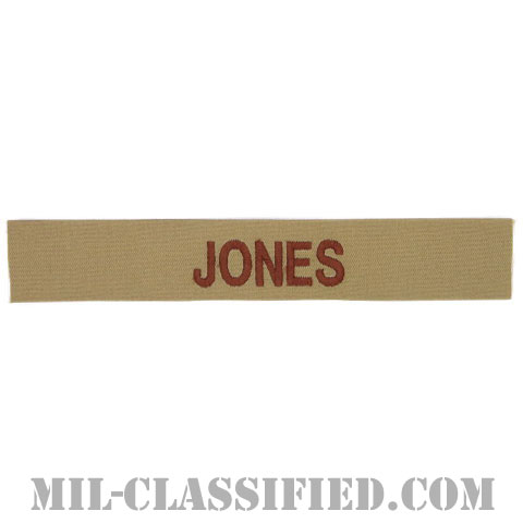 JONES [デザート/海軍ネームテープ/生地テープパッチ]の画像