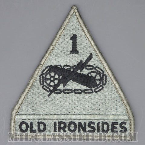 第1機甲師団（1st Armored Division）[UCP（ACU）/メロウエッジ/ベルクロ付パッチ/中古1点物]の画像