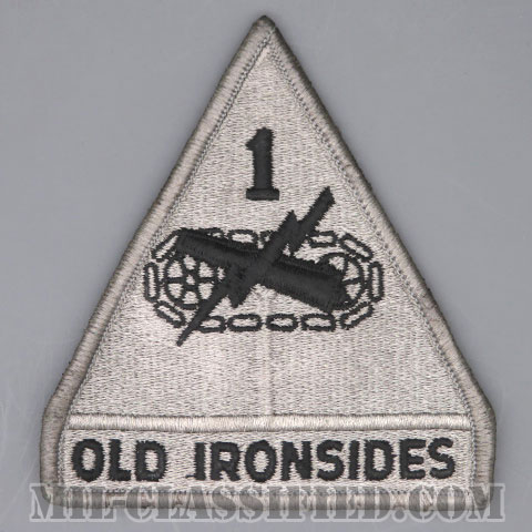 第1機甲師団（1st Armored Division）[UCP（ACU）/メロウエッジ/ベルクロ付パッチ/中古1点物]の画像