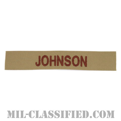 JOHNSON [デザート/海軍ネームテープ/生地テープパッチ]の画像