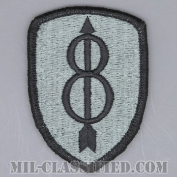 第8歩兵師団（8th Infantry Division）[UCP（ACU）/メロウエッジ/ベルクロ付パッチ/中古1点物]画像