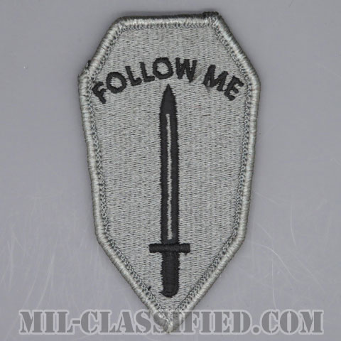 陸軍歩兵学校（Army Infantry School）[UCP（ACU）/メロウエッジ/ベルクロ付パッチ/中古1点物]の画像