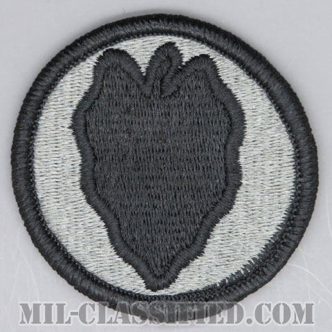 第24歩兵師団（24th Infantry Division）[UCP（ACU）/メロウエッジ/ベルクロ付パッチ/中古1点物]の画像