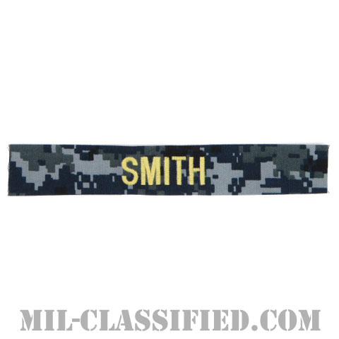 SMITH [NWU Type1/ゴールド刺繍/海軍ネームテープ/生地テープパッチ]画像