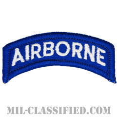 エアボーンタブ（ブルー&ホワイト）（Airborne Tab）[カラー/メロウエッジ/ベルクロ付パッチ]画像