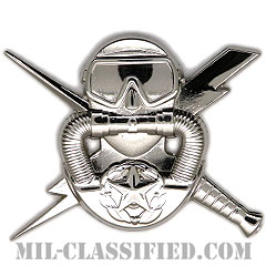 空軍戦闘潜水責任者章（Air Force Combat Dive Supervisor Badge）[カラー/鏡面仕上げ/バッジ]画像