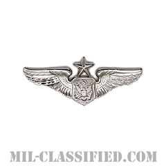 航空機搭乗員章 (将校用シニア・エアクルー)（Air Force Officer Senior Aircrew Badge）[カラー/鏡面仕上げ/ミニサイズ/バッジ]画像