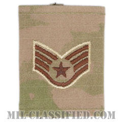 軍曹（Staff Sergeant）[OCP（3C）/ゴアテックスパーカー用スライドオン空軍階級章]画像