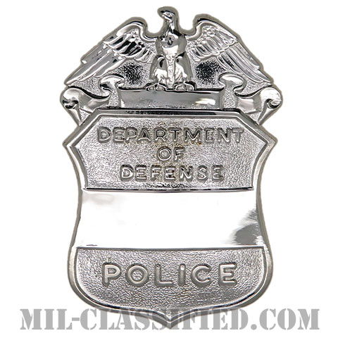 アメリカ国防総省民間警察章（Department of Defense, Civilian Police Badge）[カラー/鏡面仕上げ/バッジ（ピンバック）]画像