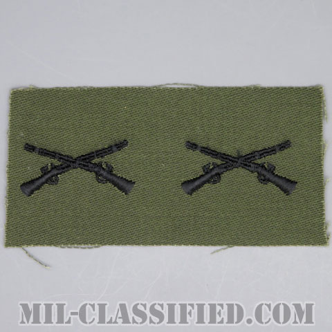 歩兵科章（Infantry Branch Insignia）[サブデュード/兵科章/1960s/コットン100％/パッチ/ペア（2枚1組）/1点物]の画像