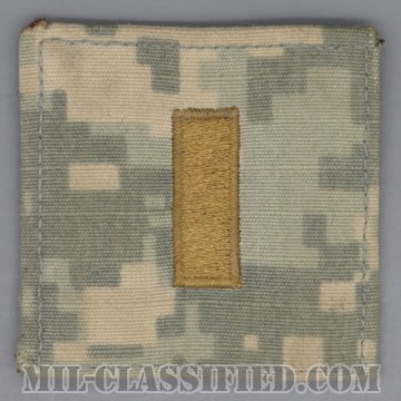 少尉（Second Lieutenant (2LT)）[UCP（ACU）/階級章/ベルクロ付パッチ/中古1点物]画像