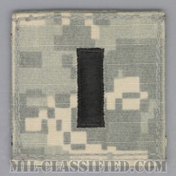 中尉（First Lieutenant (1LT)）[UCP（ACU）/階級章/ベルクロ付パッチ/中古1点物]画像