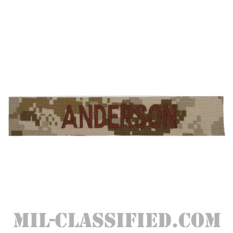 ANDERSON [NWU Type2（AOR1）/海軍ネームテープ/生地テープパッチ]の画像
